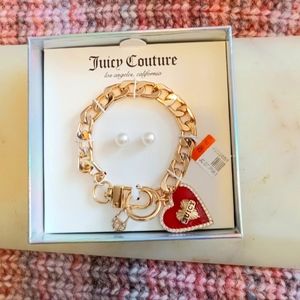 Gorgeous Juicy Couture Love Charm Bracelet Set!!!